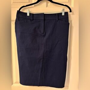 New York & Company Dark Blue Skirt Size 10